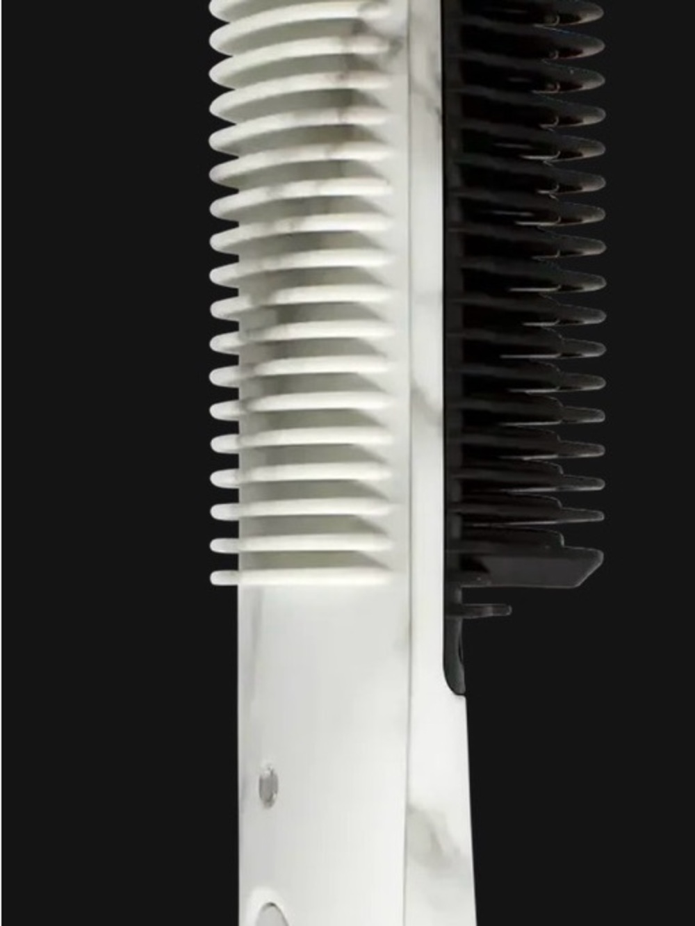 Dual-Color Heated Hair Straightening Comb - Marble